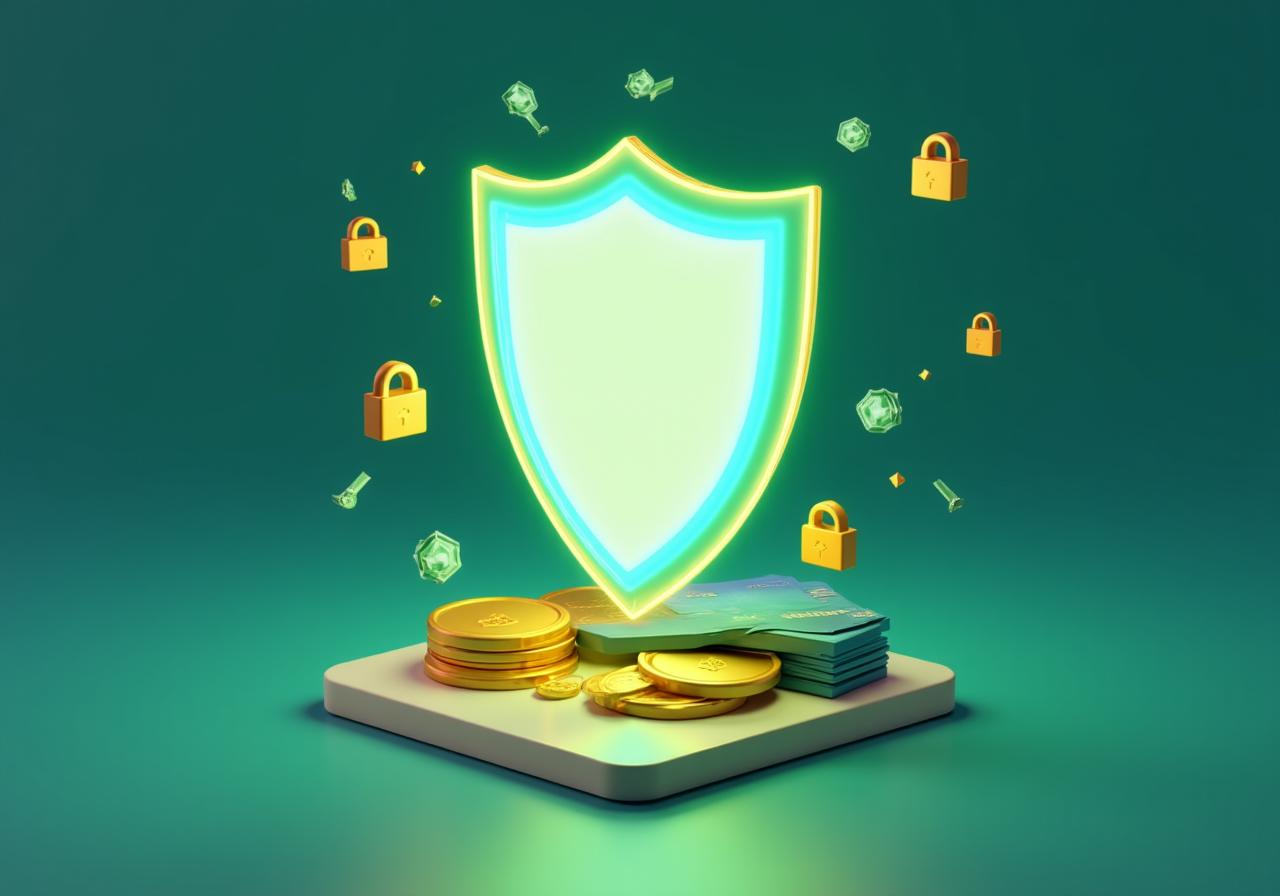 Secure data protection illustration